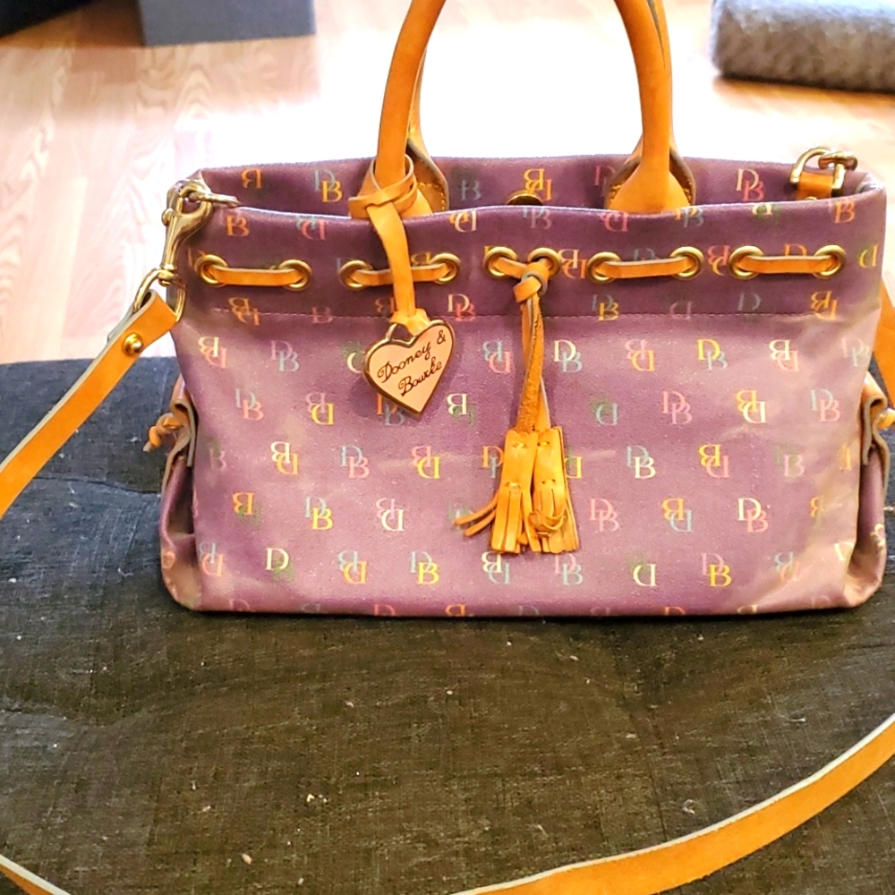 Purple Dooney and Borke handbag